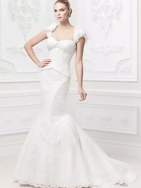 Zac Posen Ivory Bridal Gown Size 2